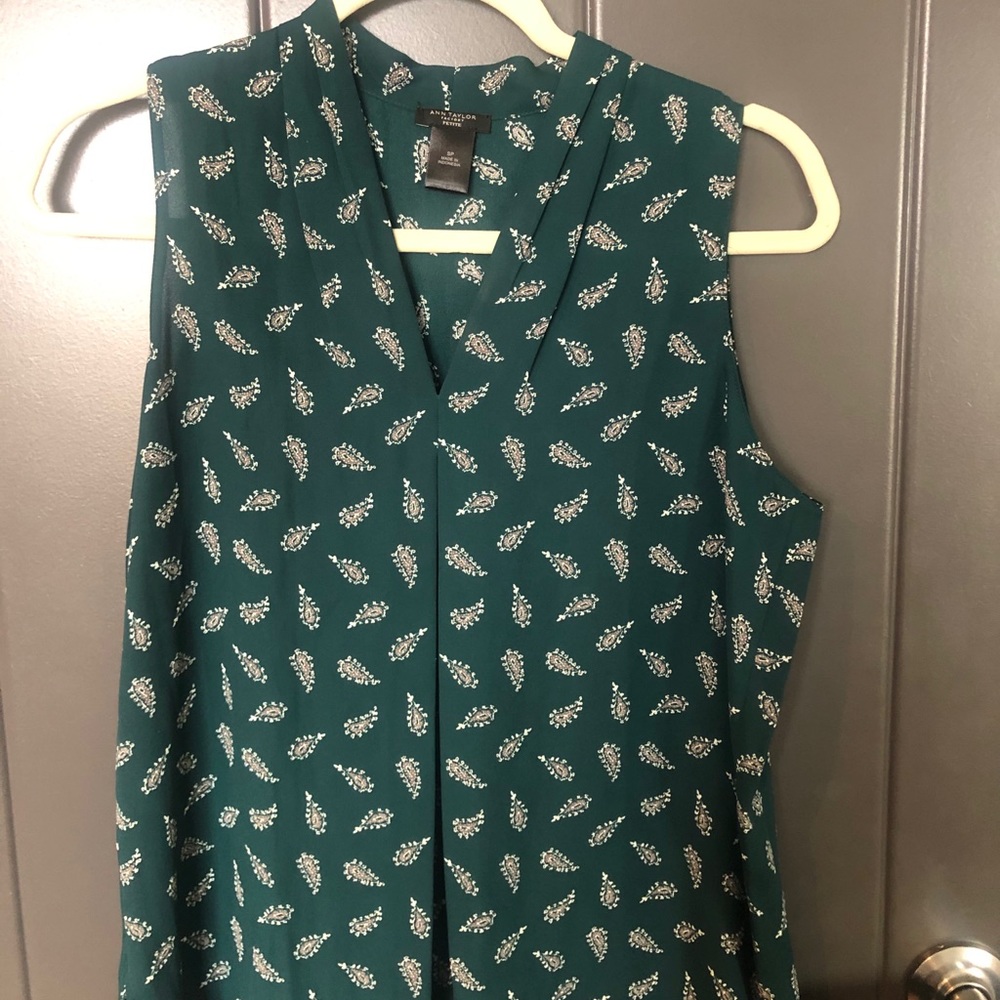 Sleeveless Ann Taylor Factory blouse